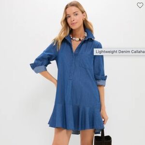 Tuckernuck Lightweight Denim Callahan Shirt Dress